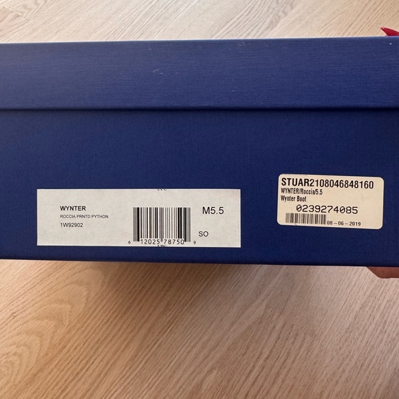 Stuart Weitzman Print Python Boots - Picture 2 of 4